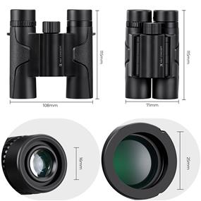 K&F KF33.070 Concept Binoculars Telescope with 10x25 High Definition BAK-4 Prism and IP65 Waterproof for Kids and Adults(Open Box)