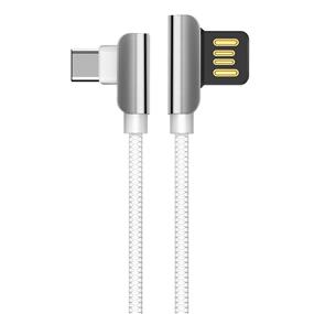 HOCO Exquisite Steel Micro USB Cable, 1.2M, White (U42)