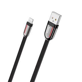 HOCO "U74 Grand" charging data cable for iP, 1.2m (4ft), Black(Open Box)