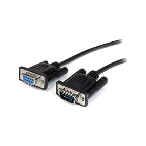 StarTech 2m Black Straight Through DB9 RS232 Serial Cable - M/F - Serial - Extension Cable - 6.6 ft | MXT1002MBK