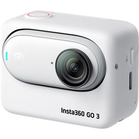 Insta360 GO 3 (32GB) Tiny Action Camera | Weighs 35.5g | AI Powered Editing | 2.7K Video | 2.2" Flip-Touchscreen(Action Pod) | Waterproofing to 16FT | FlowState Stabilization | 360 Horizon Lock