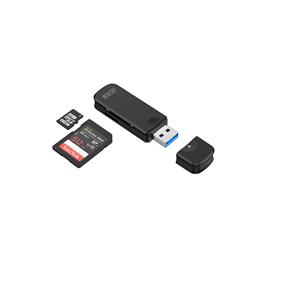 iCAN 2-in-1 USB 3.0 Memory Card Reader | High Speed up to 5Gbps Support Windows/Mac/Linux System