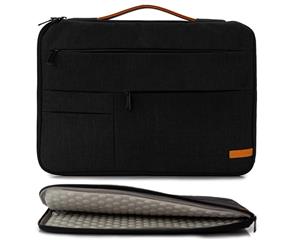 KINGSLONG 17.3" Laptop Sleeve, Bubble Soft Case, Black(Open Box)