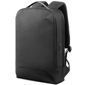 KINGSLONG 15.6" Waterproof Laptop Backpack with USB Charging Port, Black (KLB220617)