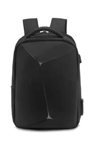 KINGSLONG 15.6" Laptop Backpack with Anti-theft Lock And USB Port, Black (KLB190914)