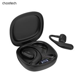 CHOETECH BH-T25 Open-Ear Air Conduciton ENC Sports HiFi Earbus, Black