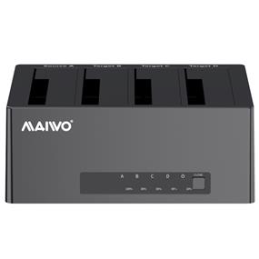 Maiwo K3084 Four Bay HDD Docking Station with Offline 1:3 Clone/ Duplicator