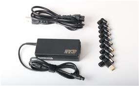 iCAN B0D09-ETL 65W Universal Laptop Charger with 9 DC Tips(Open Box)