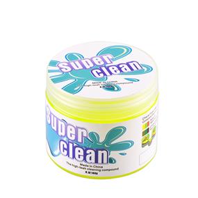 iCAN KCL-3021 160 g Super Cleaning Gel, Reusable for Dust Cleaning of Auto, Laptop and Keyboard, Yellow.