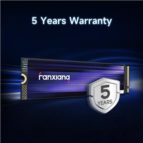 Fanxiang S880 2TB PCIe Gen4 NVMe SSD M.2 2280 Internal Solid State Drive, Read:7300MB/s, Write:6800MB/S, Dynamic SLC Cache, Super Fast Response, Compatible with PS5