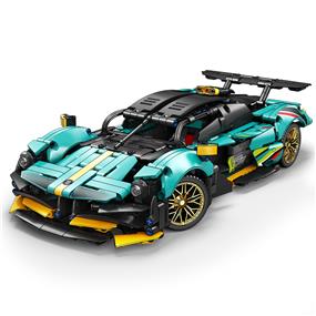 MoYu VALKYRIE 1:14 Sports Car Building Blocks Kit (MY88321) | DIY Creative Puzzle Bricks Model | Supercar Appearance | Enthusiast Collectible | 987 Pieces | STEM Educational Kits (Not Including Remote Control Parts)(Open Box)