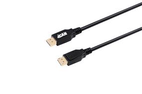 iCAN DisplayPort2.1-DP40 M to M Cable, 1m (3.3ft)