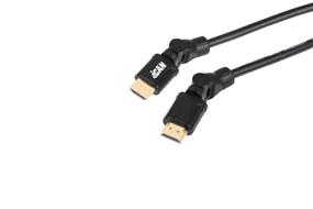 Câble HDMI iCAN 30AWG, connecteurs pivotants à 360°, 4K à 60 Hz, plaqué or M/M - 6 pieds(Boîte ouverte)