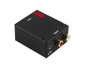 iCAN Digital to Analog Audio Converter with 5V Power Adaptor, Coaxial & S/PDIF Input, 3.5mm Stereo & R/L Output