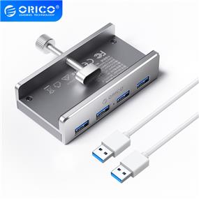 Orico MH4PU 4-Port USB 3.0 Clip-Type Hub with 5ft USB-A Extension Cable(Open Box)