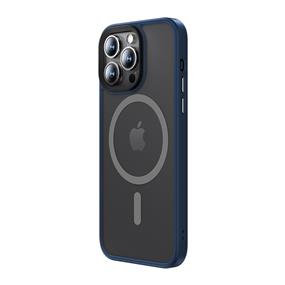 Benks Magnetic Mist Hybrid PC+TPU Case for iPhone 14 6.1, Blue