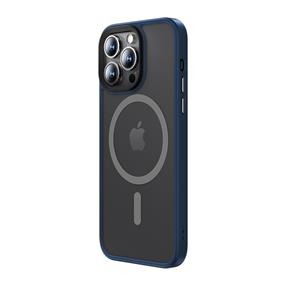 Benks Magnetic Mist Hybrid PC+TPU case for  iPhone 14 Pro 6.1, Blue