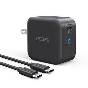 Choetech Q6006-CC 61W USB-C GaN PD Charger with 5ft USB-C Cable