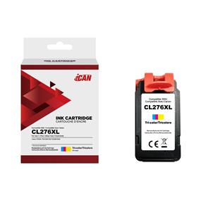 iCan Canon CL276XL Tri-color Ink Cartridge (Remanufactured)