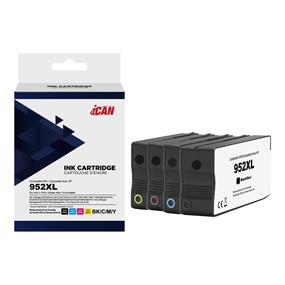 iCan HP 952XL Black and Tri-color Ink Cartridge (Remanufactured)