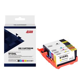 iCan HP 910XL Black and Tri-color Ink Cartridge (Remanufactured)