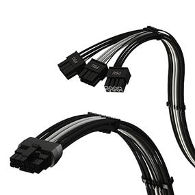 iCAN AVA PCIE 5.0 Molded & Soldered 16Pin (12+4) to 3x8Pin,16AWG Sleeved, Compatible With RTX40 & RTX30 FE GPUs, Designed for Corsair PSUs Only, 70cm(Open Box)