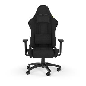 CORSAIR TC100 Relaxed Fabric Gaming Chair, Relaxed Fit, Black