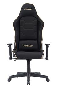 Armoury KW-G6281-3 Ergonomic Fabric Gaming Chair, For Both Winter and Summer Use. High Quality New Foam, 2D Armrests, 350MM Metal Base, 60MM PU Caster, Adjustable Backrest. Black