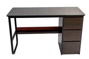 iCAN Office Desk with drawer, 120*50*75cm, 15mm Wood Top, Espresso