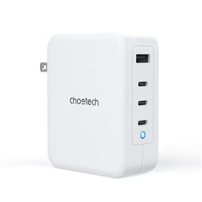 Choetech PD6001 130W 4-Port GaN PD Charger, 3 USB-C and 1 USB-A(Open Box)