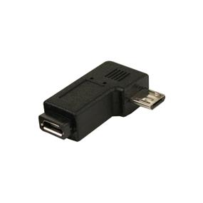 iCAN USB2 Micro USB 5pin Male to Micro USB 5 Pin Female in 90 Degree RIGHT Angle connection.