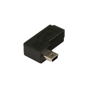 iCAN USB2 MINI USB 5pin Male to MINI USB 5 Pin Female in 90 Degree RIGHT Angle connection.(Open Box)