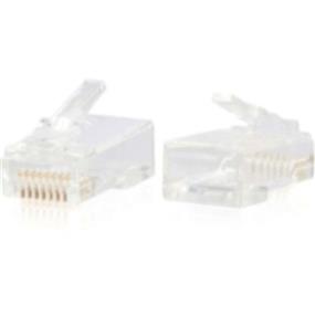 Cables to Go RJ45 Cat6 Modular Plug for Round Solid/Stranded Cable - 50 pcs pack (00889)