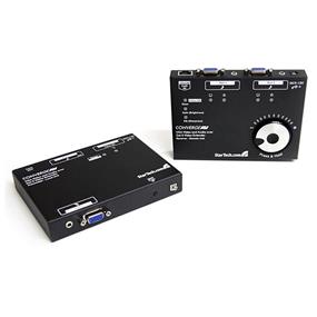 StarTech Long Range VGA over Cat5 Video Extender 300m / 950 ft – 1920x1080 (ST122UTPAL) | -Includes transmitter (local) and receiver (remote) unit | -Extend video at distances up to 300m (950ft) | -Supports 1920x1080 resolution at max cable length