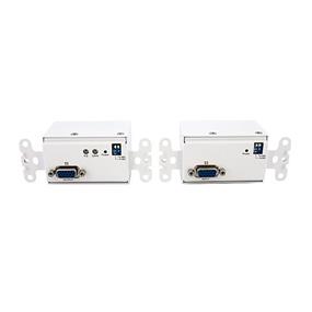 StarTech VGA Wall Plate Video Extender Transmitter and Receiver over Cat5 (STUTPWALL) | -Extend a VGA video signal to a maximum distance of 300m / 950ft | -Supports resolutions up to 1920x1200 at 50m (150ft) | -Extend using Cat5 or better UTP cabling, flexible and fits through small conduits | -Powered by a terminal block for a more secure, concealed connection