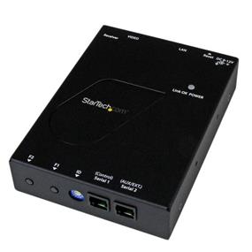 StarTech HDMI Video Over IP Gigabit LAN Ethernet Receiver for ST12MHDLAN - 1080p (ST12MHDLANRX) | -Highly scalable - output an HDMI signal to over 100 additional displays (requires additional ST12MHDLANRX Receiver units, sold separately) | -EDID emulation ensures maximum resolution and compatibility with your display or projector | -Stereo Audio