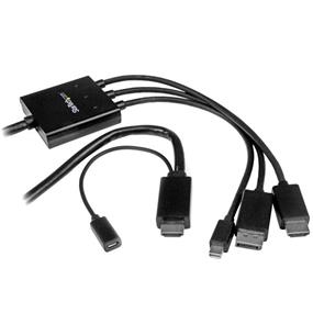 StarTech HDMI, DisplayPort or Mini DisplayPort to HDMI Converter Cable - 2 m (6 ft.) (DPMDPHD2HD)