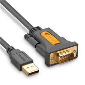UGREEN CR104 Adaptateur USB vers DB9 RS-232, 1m, Noir
