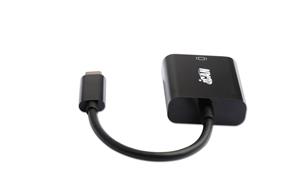 iCAN Type C to VGA Adapter, Black (UTC-V01-L)(Open Box)