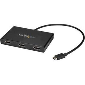 Startech USB C to HDMI Multi-Monitor Adapter - 3-Port MST Hub (MSTCDP123HD)