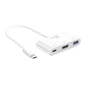 j5create 3-in-1 USB Type-C to HDMI & USB 3.0 with Power Delivery (JCA379)