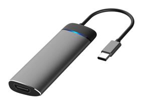 iCAN Type C vers HDMI 4K + Type C PD 3.0 + 2 adaptateurs multi-dongles USB 3.0 5-en-1 (GDC407)