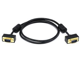 MONOPRICE 3ft Ultra Slim SVGA Super VGA 30/32AWG M/M Monitor Cable with Ferrites (Gold Plated Connector)