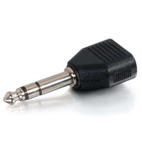 Cables To Go (40643) - Adaptateur stéréo 6,35 mm vers 3,5 mm double
