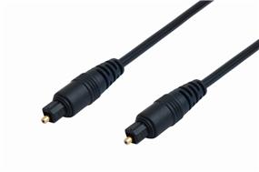iCAN (ZGH-T-27-3FT) - Câble audionumérique 5,0 mm à fibre optique Toslink | 3 pieds(Boîte ouverte)