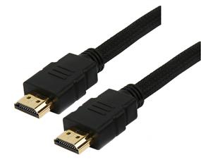 iCAN HDMI 28AWG Version 2.0 W/Ethernet, 3D, 4K Colour upto 60fps, 18Gps, Dolby Atmos Audio, Gold Plated M/M - 10 ft.(ZGH-09-10FT)Alternative product CAICA00483