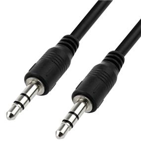 iCAN 3.5mm 28AWG Male to Male Stereo Cable - 3ft. (ZGH-AU-12-3FT)(Open Box)