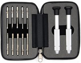 King'sdun KS-8413 12-in-1 Precision Wallet Style Tool Kit for Repairing Eyeglasses and Watches.