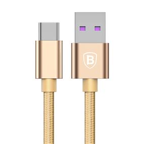 BASEUS Speed Type-C QC Cable For HUAWEI, 5A, QC3.0, 1M, Gold (CATKC-0V)