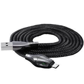 BENKS Micro USB Cable, 3A Super Fast Charging & Data Sync, Nylon Braided, 1.2M, Black (D27-USB)